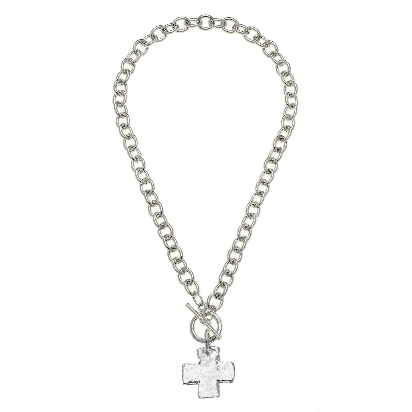 Susan Shaw Cross Toggle Necklace