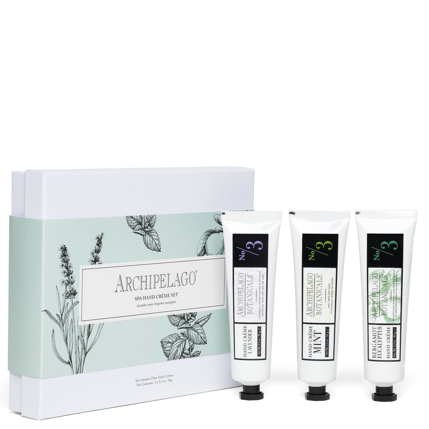 Archipelago Botanicals Spa Hand Crème Trio Gift Set