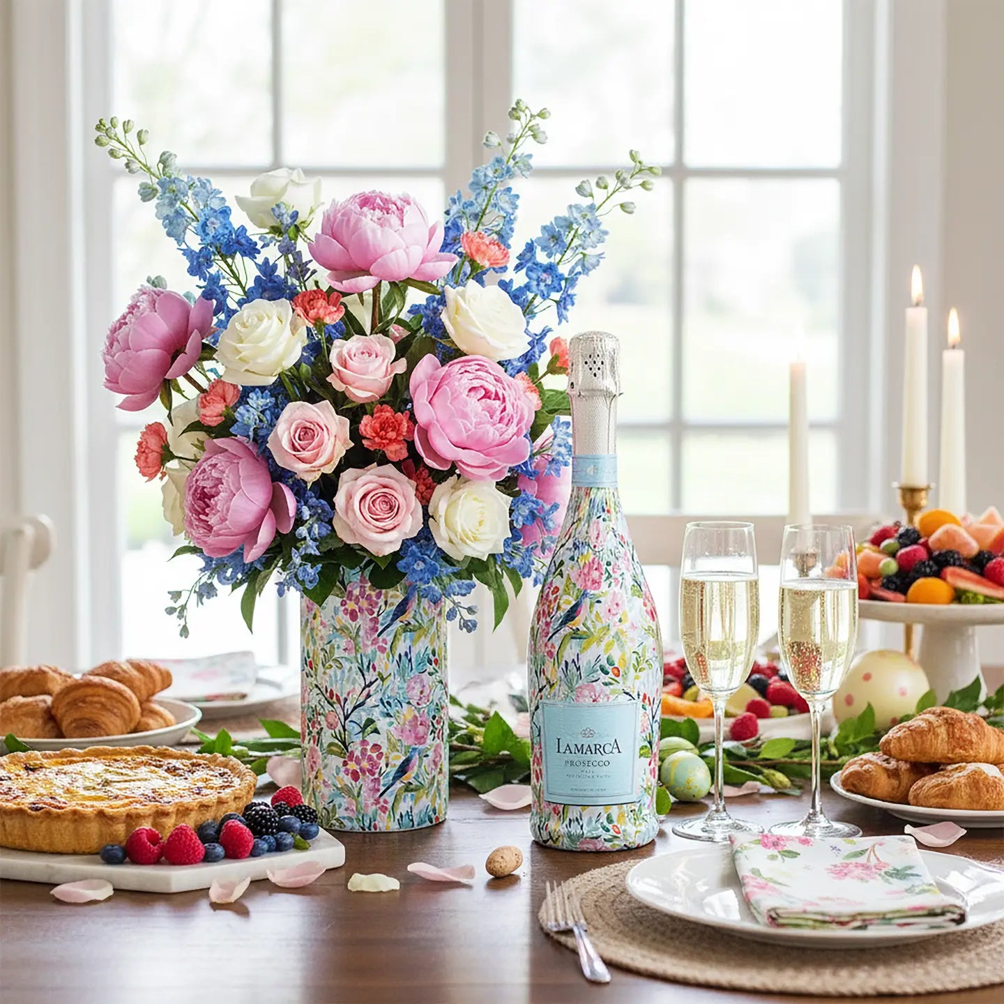 Beau Bottles EverVase Wrap – Springtime Serenade