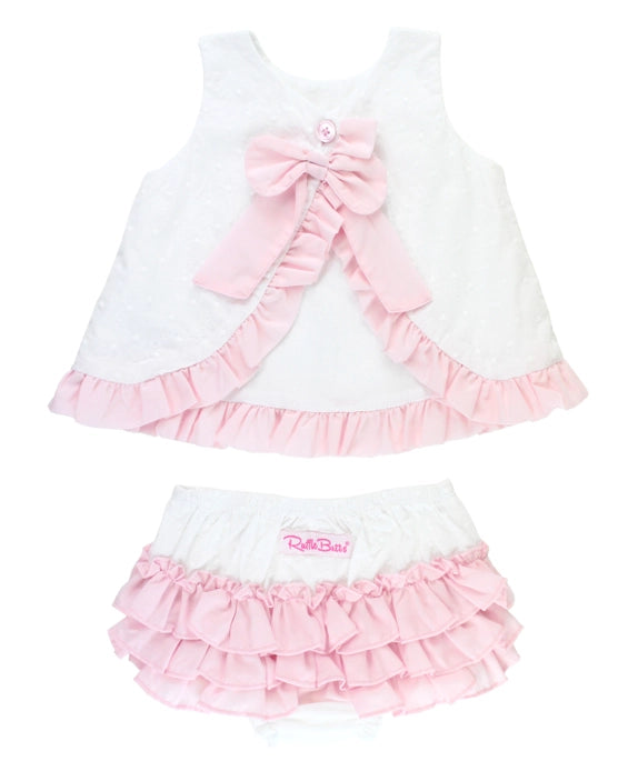 Swiss Dot Swing Top and Bloomer Set