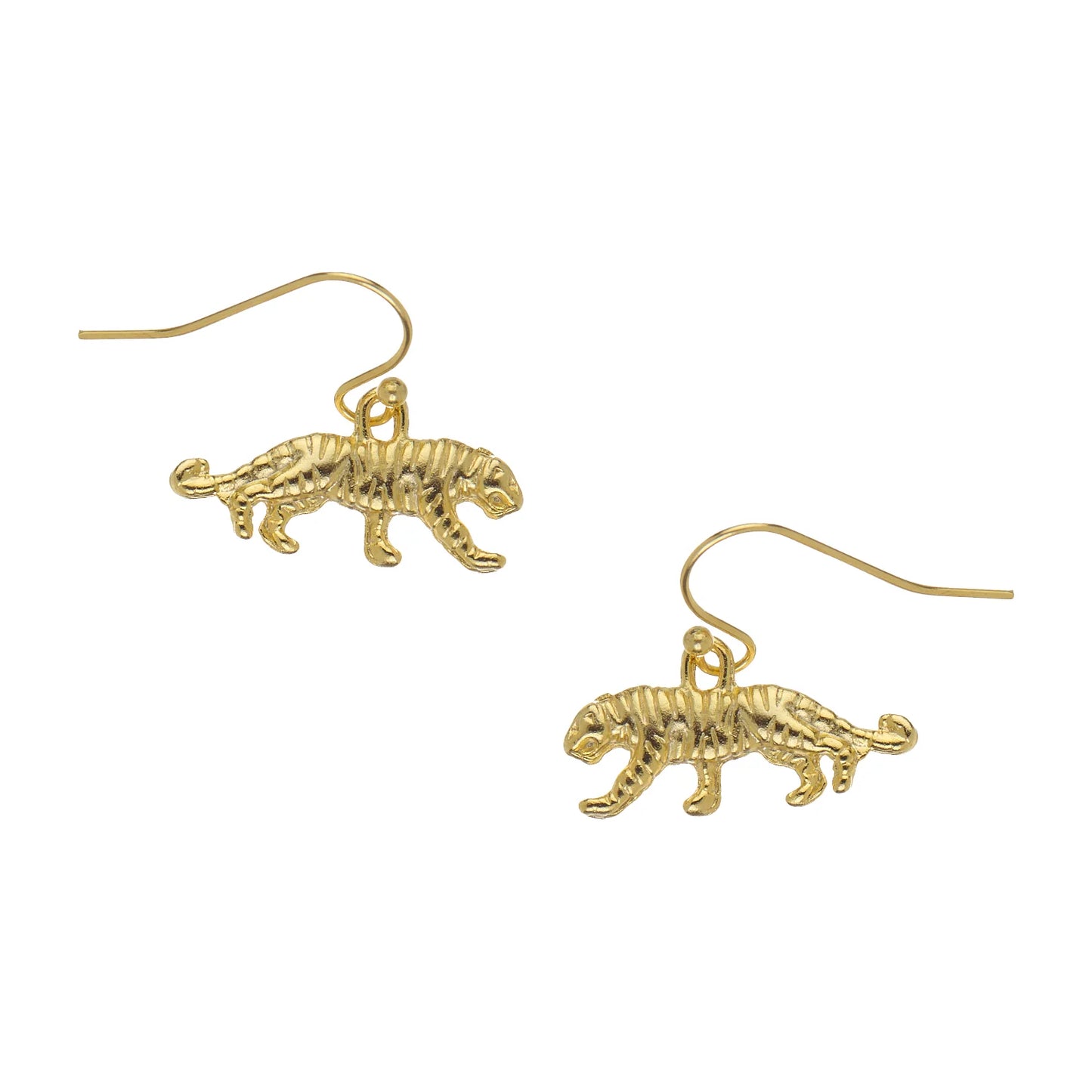 Susan Shaw Mini Tiger Drop Earrings