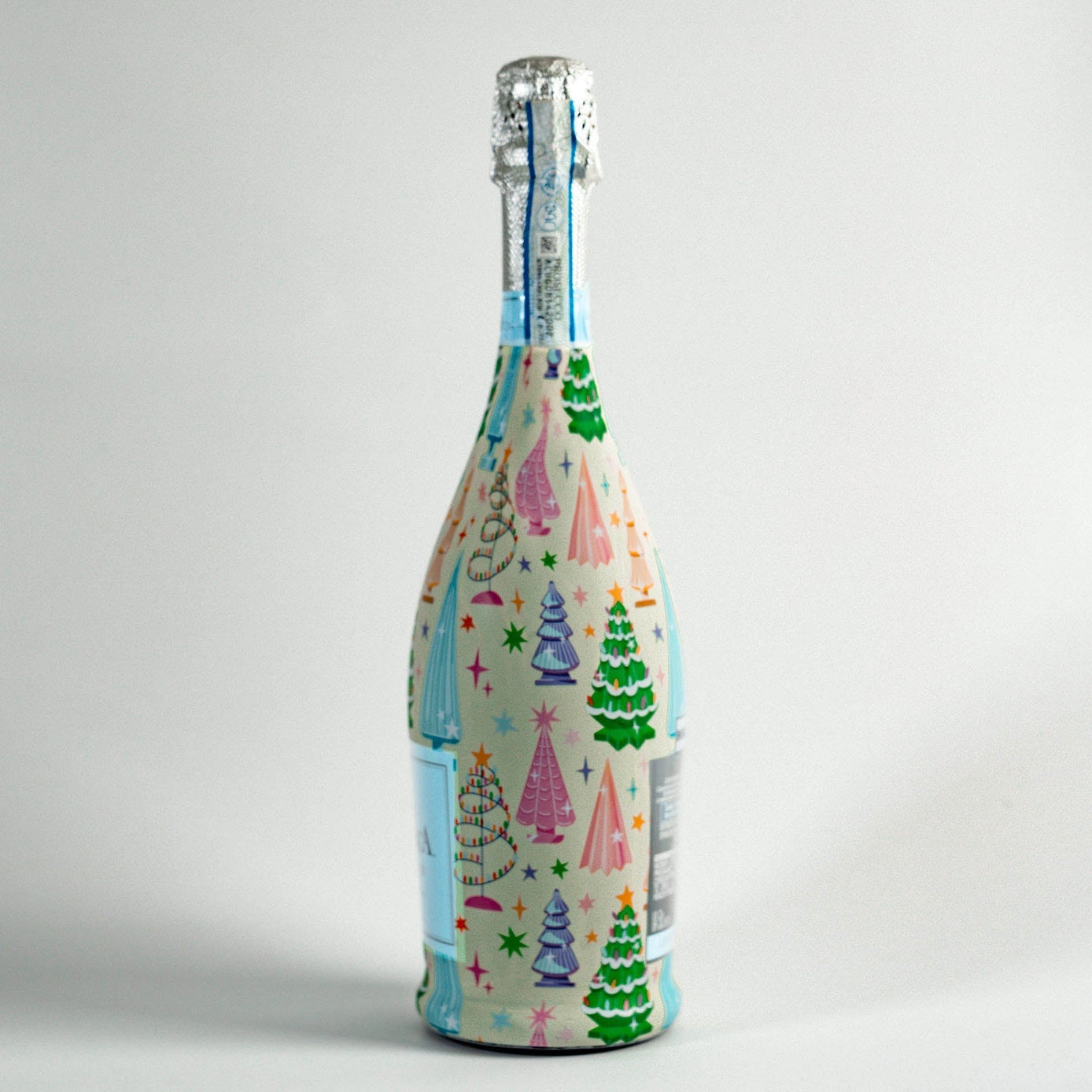 Beau Bottles Prosecco Wrap – Timeless Christmas Trees