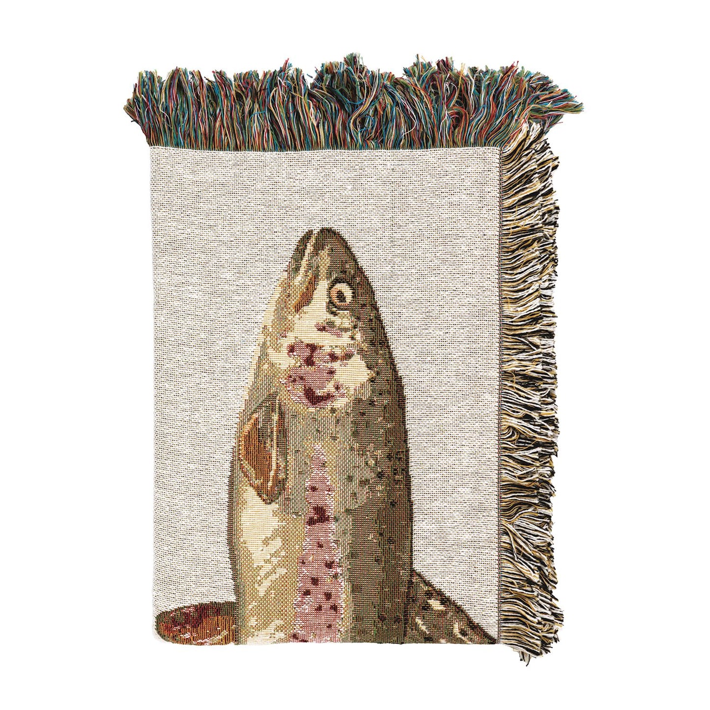 Trout Jacquard Woven Blanket