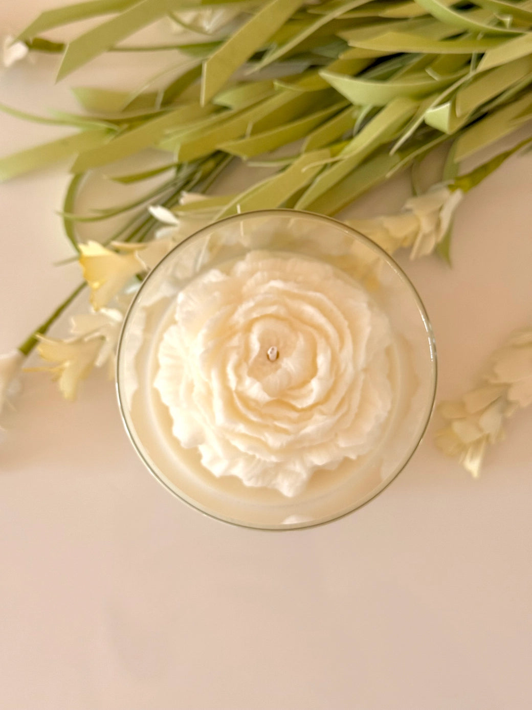 Believe Candle Co. Vanilla Luxe Floral Candle