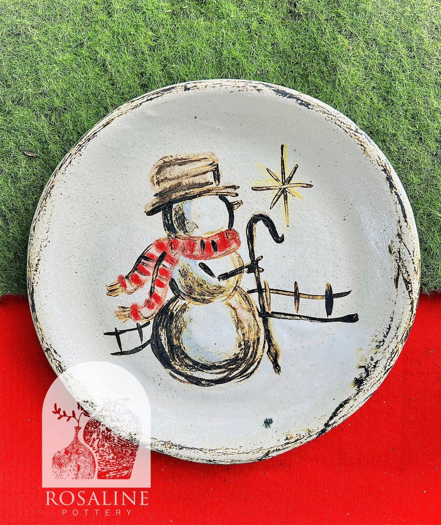 Rosaline Pottery Winter Wander Trinket Dish