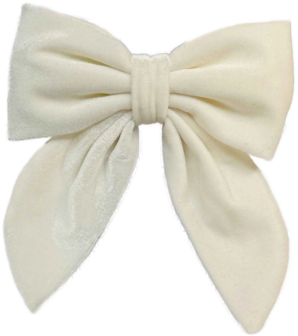 Beau Bottles White Velvet Bottle Bow