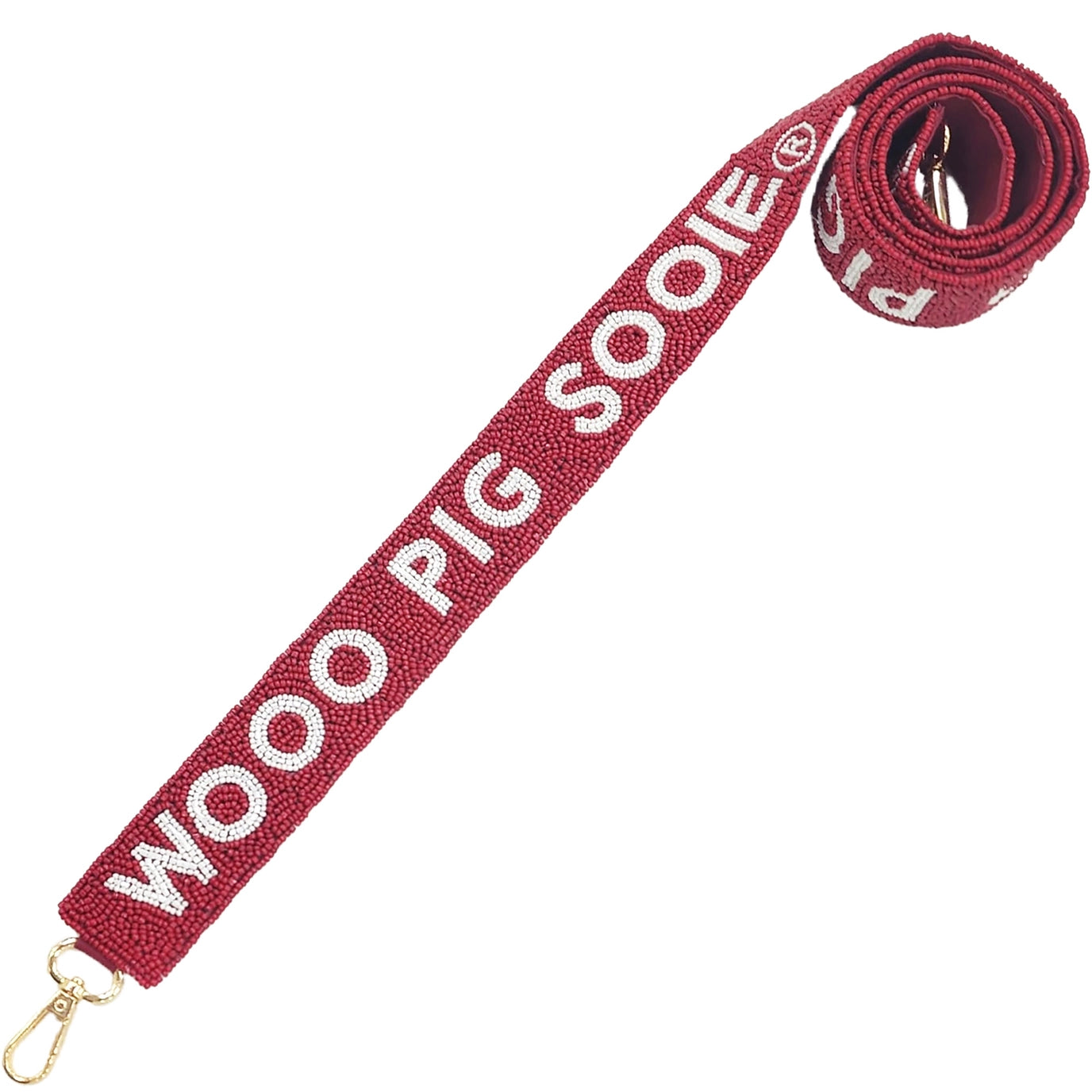 Woo Pig Sooie Beaded Bag Strap