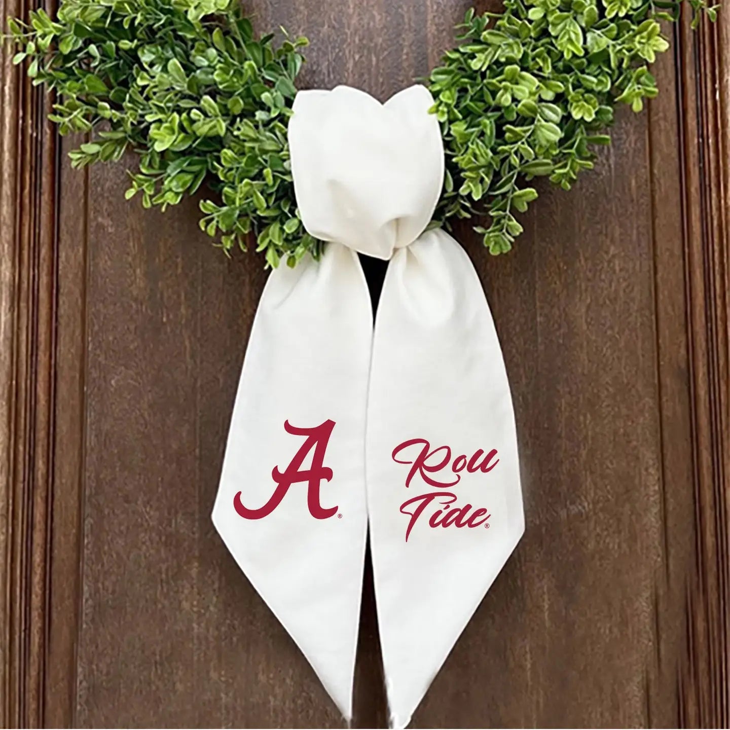 Alabama Logo Printed Wreath Sash