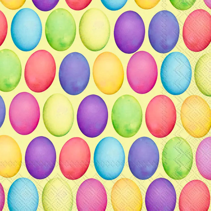 Happy Easter Eggs Cocktail Napkins