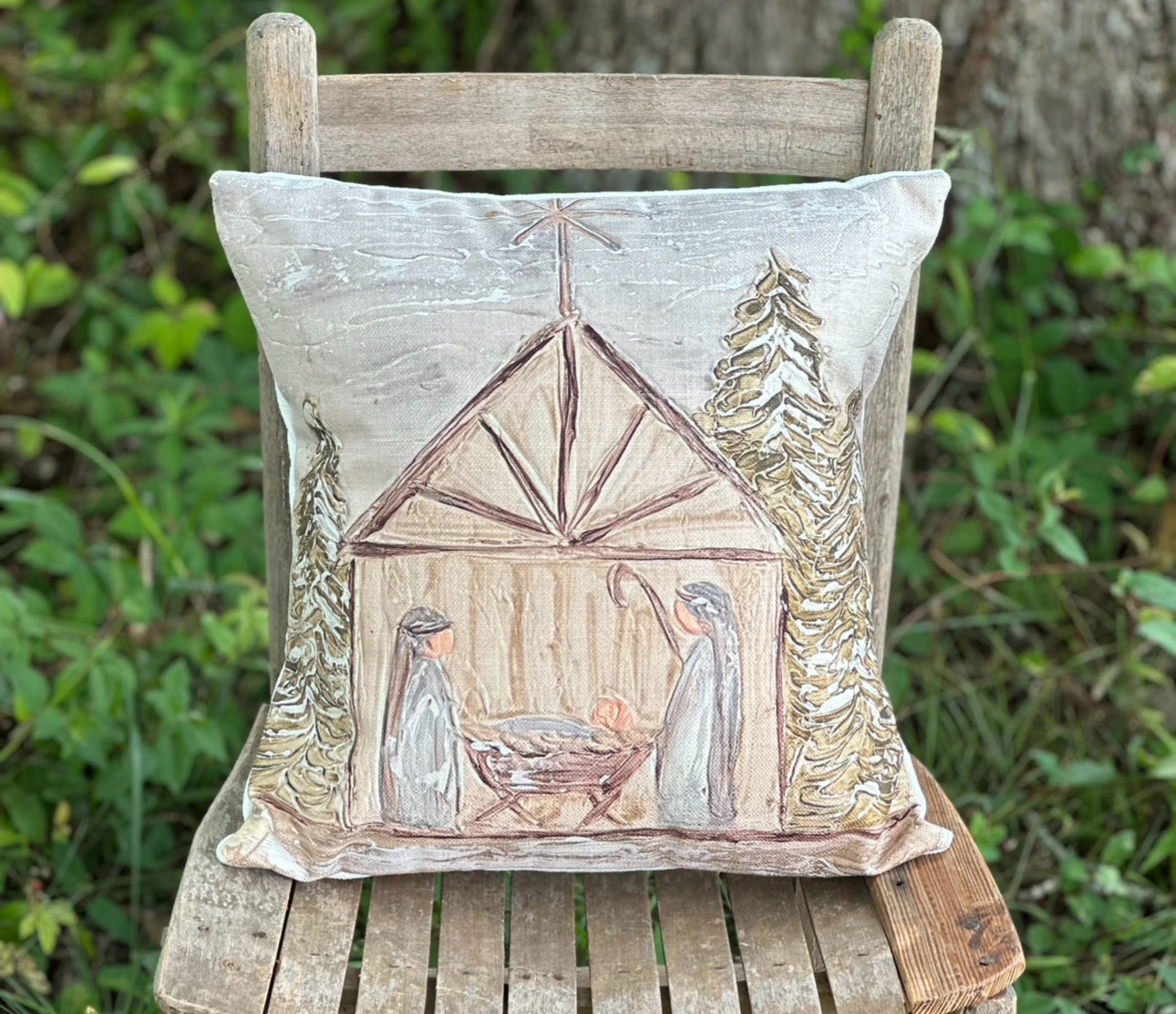 Nativity Pillow