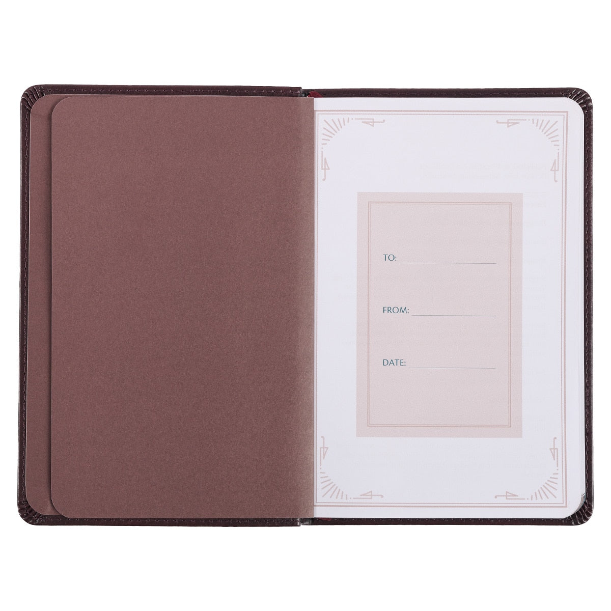 101 Prayers for Men Brown Faux Leather Book