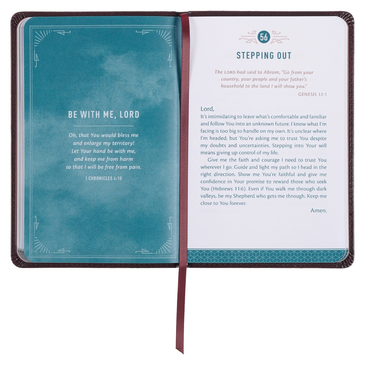 101 Prayers for Men Brown Faux Leather Book