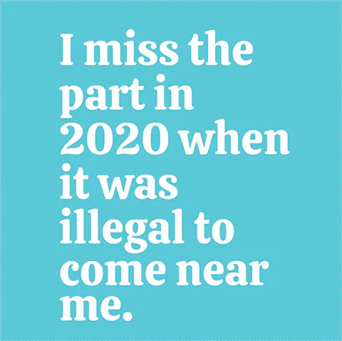 I Miss the Part in 2020 Cocktail Napkins