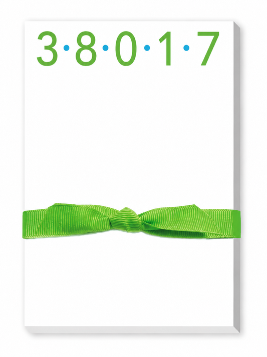 Zip Code Mini Notepad