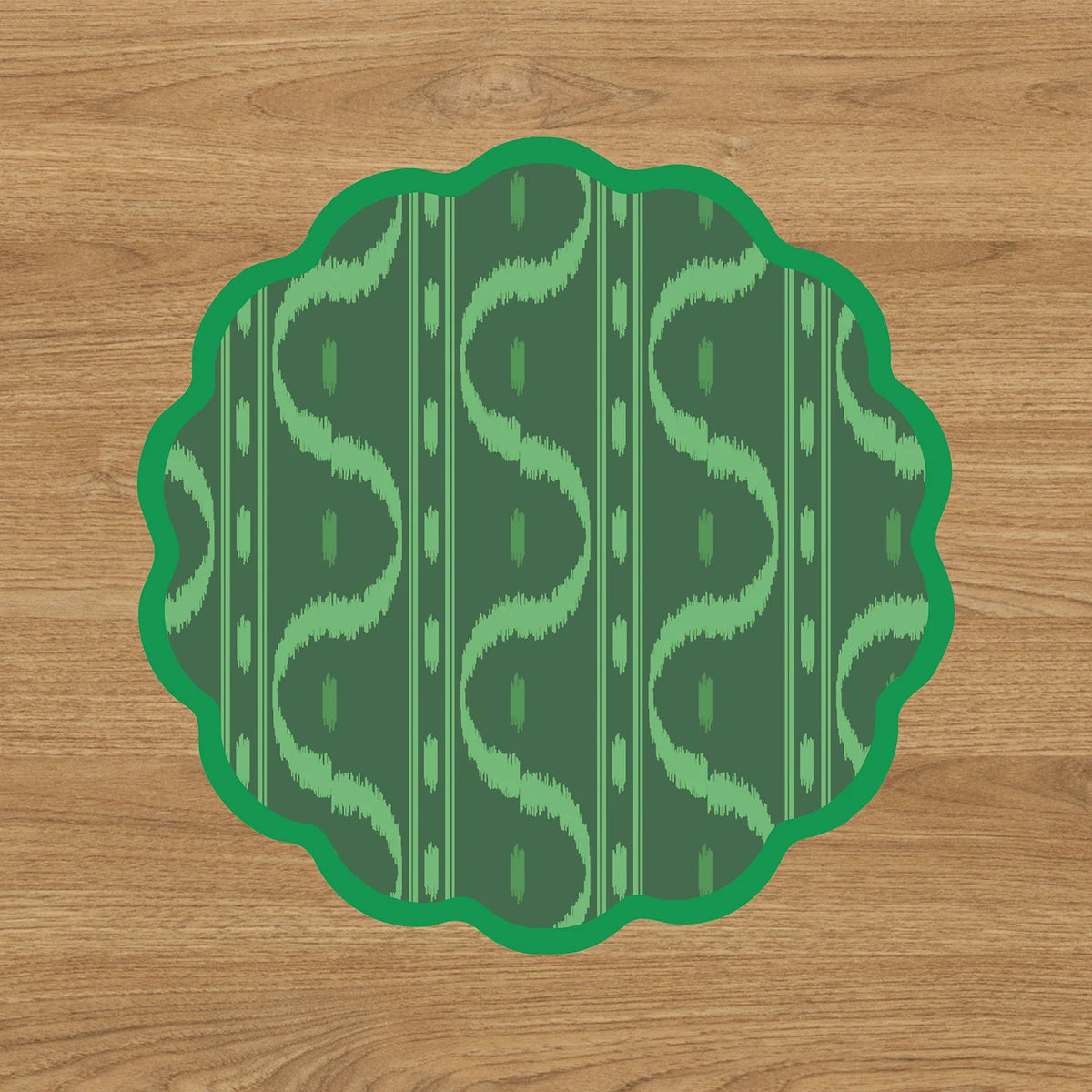 VIDA Festive Reversible Placemats Set of 4 (Green & Red)