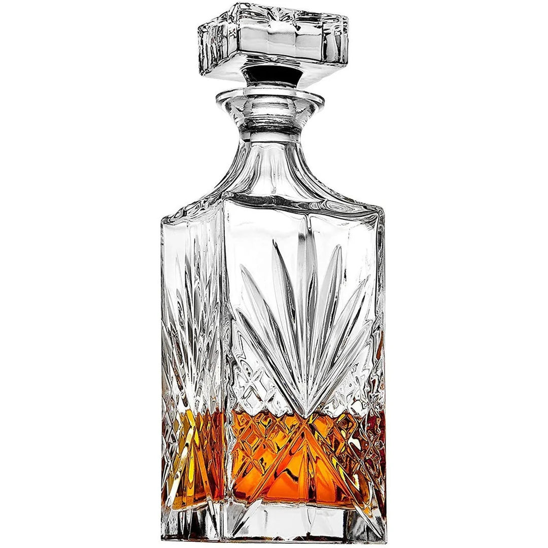 Dublin Crystal 5 Piece Decanter Whiskey Set