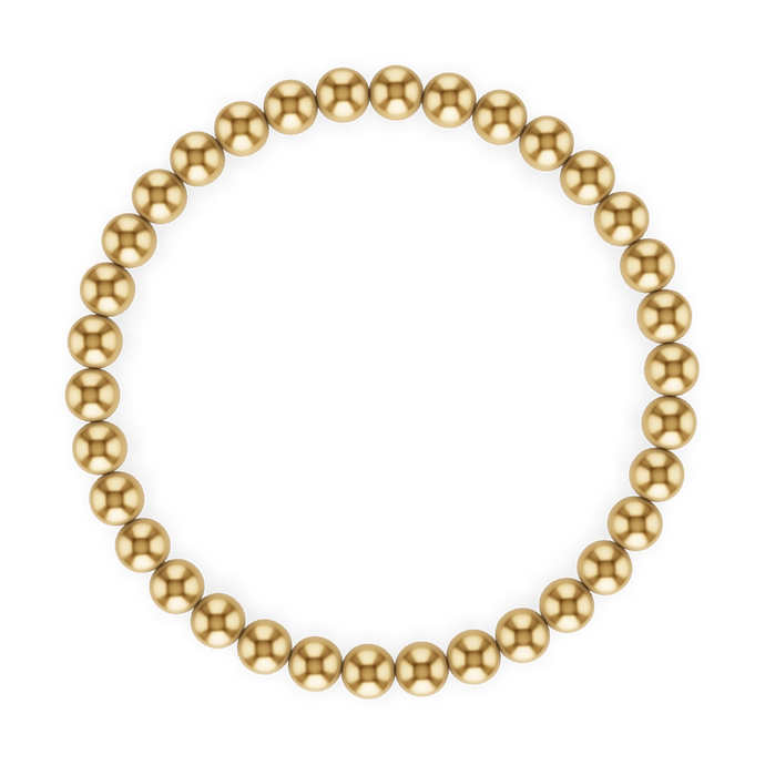 5mm Gold Ball Bracelet