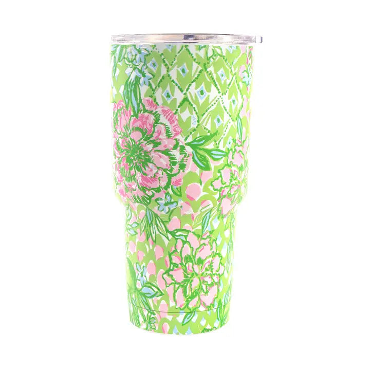 Insulated Tumbler, Lime Feeling Good