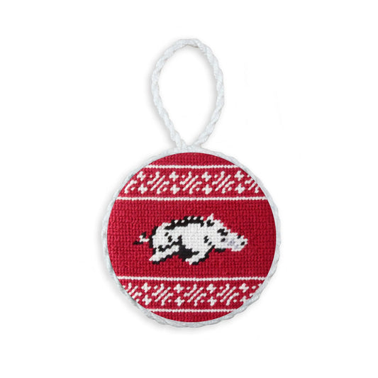 Arkansas Fairisle Ornament