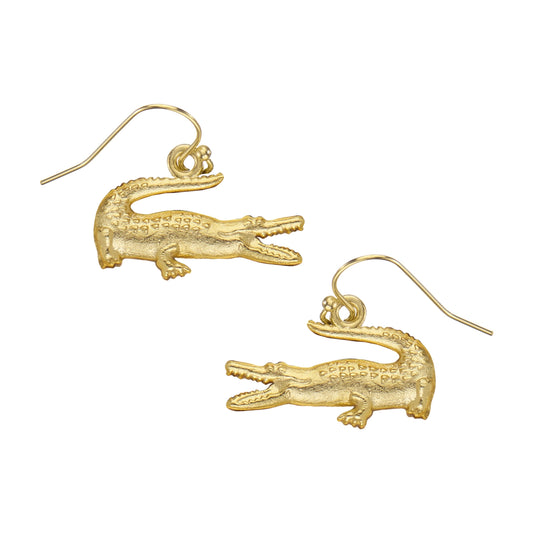 Susan Shaw Alligator Drop Earrings