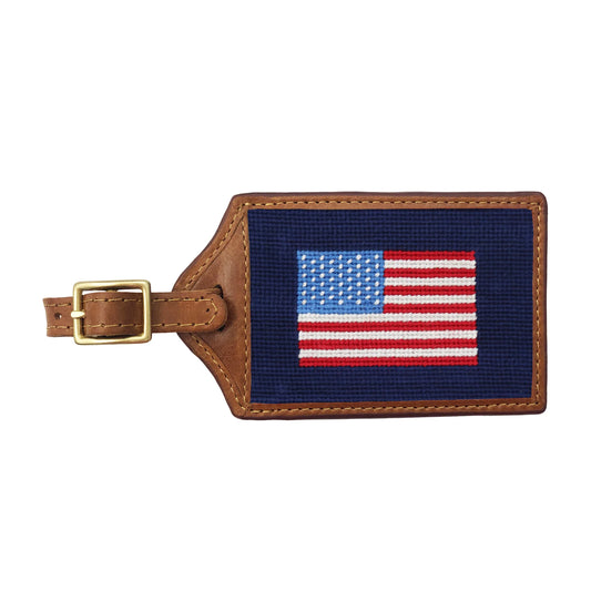 American Flag Luggage Tag