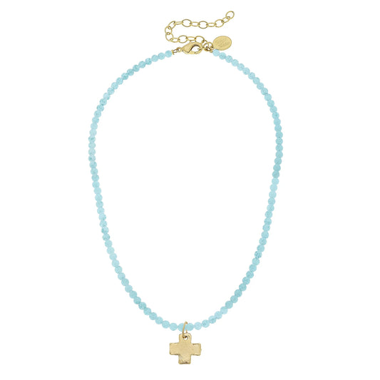 Susan Shaw Alys Cross Necklace
