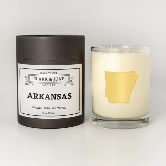 Arkansas Cocktail Glass Candle