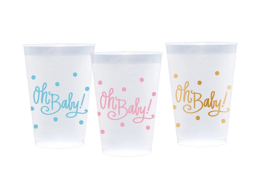 Oh Baby Frosted Cups