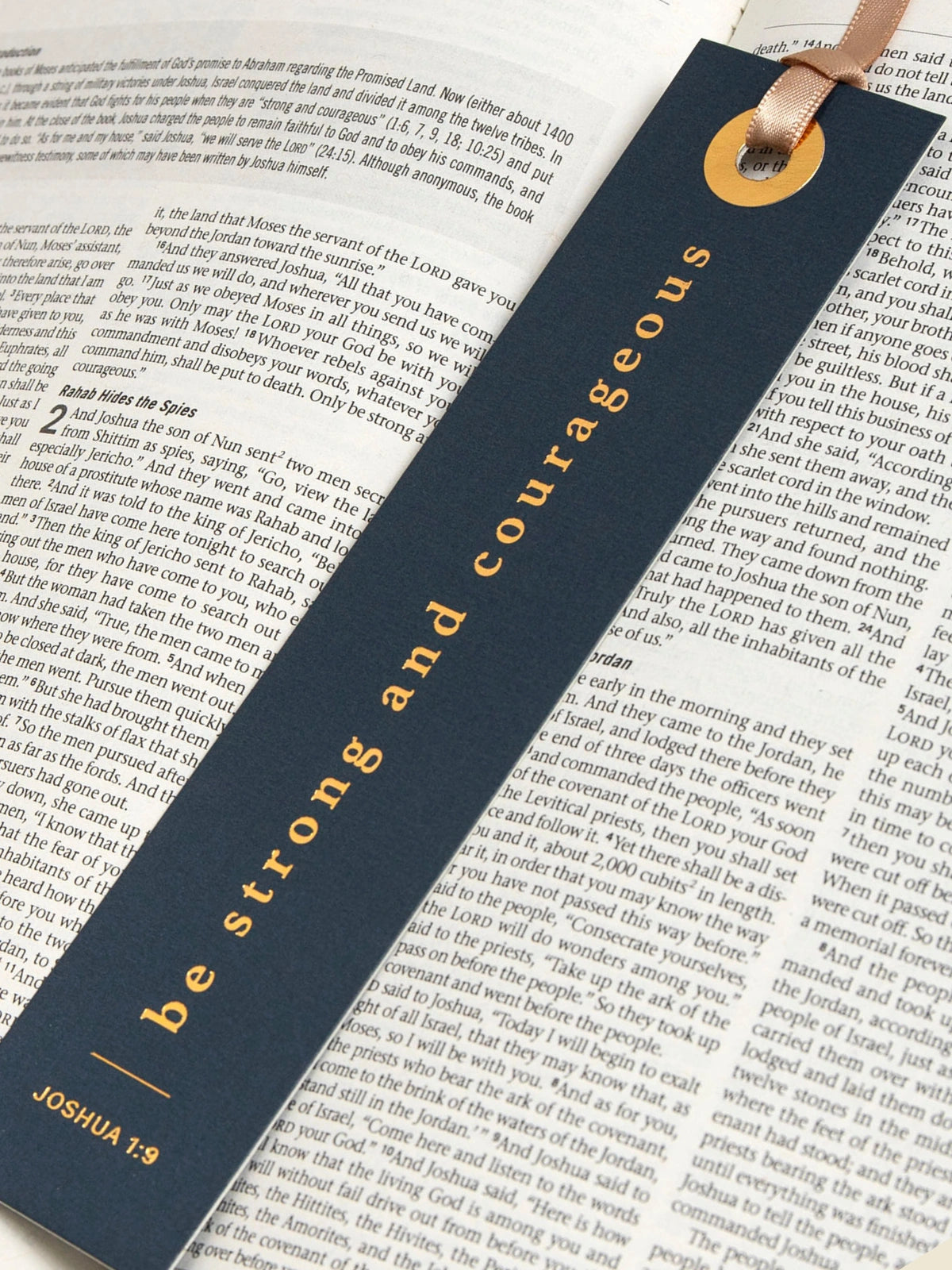 Be Strong And Courageous Scripture Bookmark