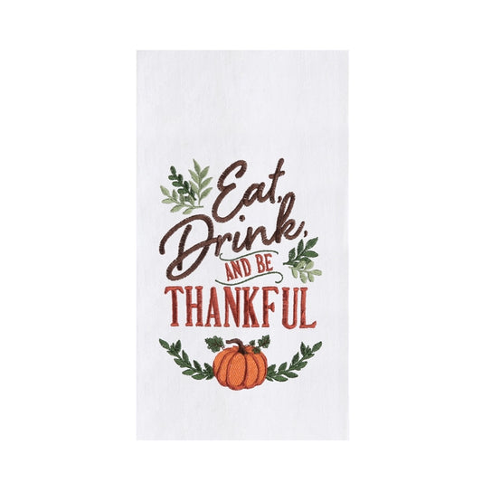 Be Thankful Thanksgiving Kitchen Towel