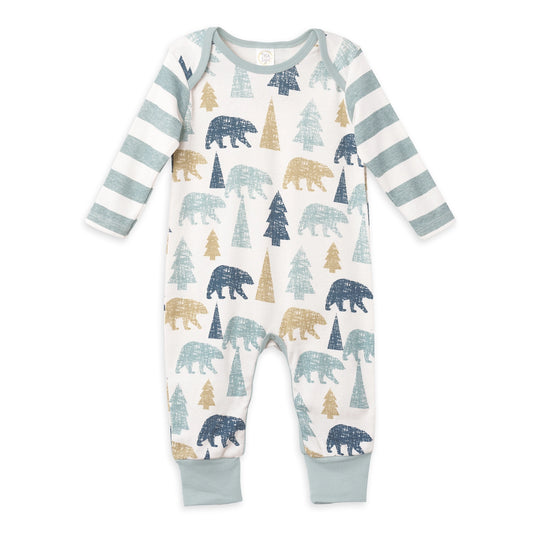 Bear Mountain Baby Boy Cotton Romper