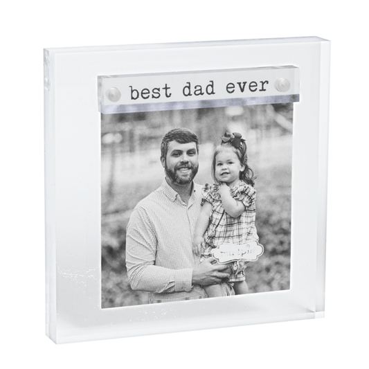Best Dad Ever Mini Acrylic Frame