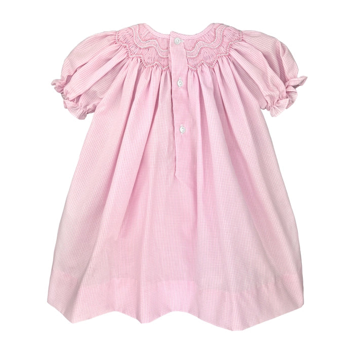 Bishop Zig-Zag Smocked Dress