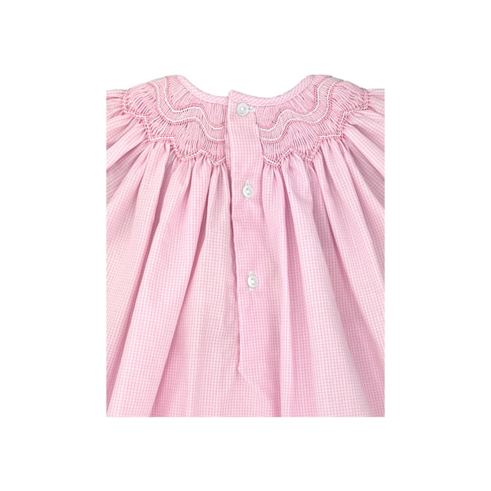 Bishop Zig-Zag Smocked Dress