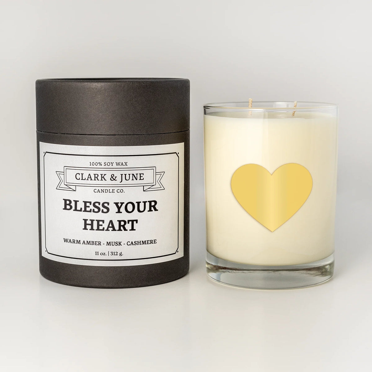 Bless Your Heart Cocktail Glass Candle