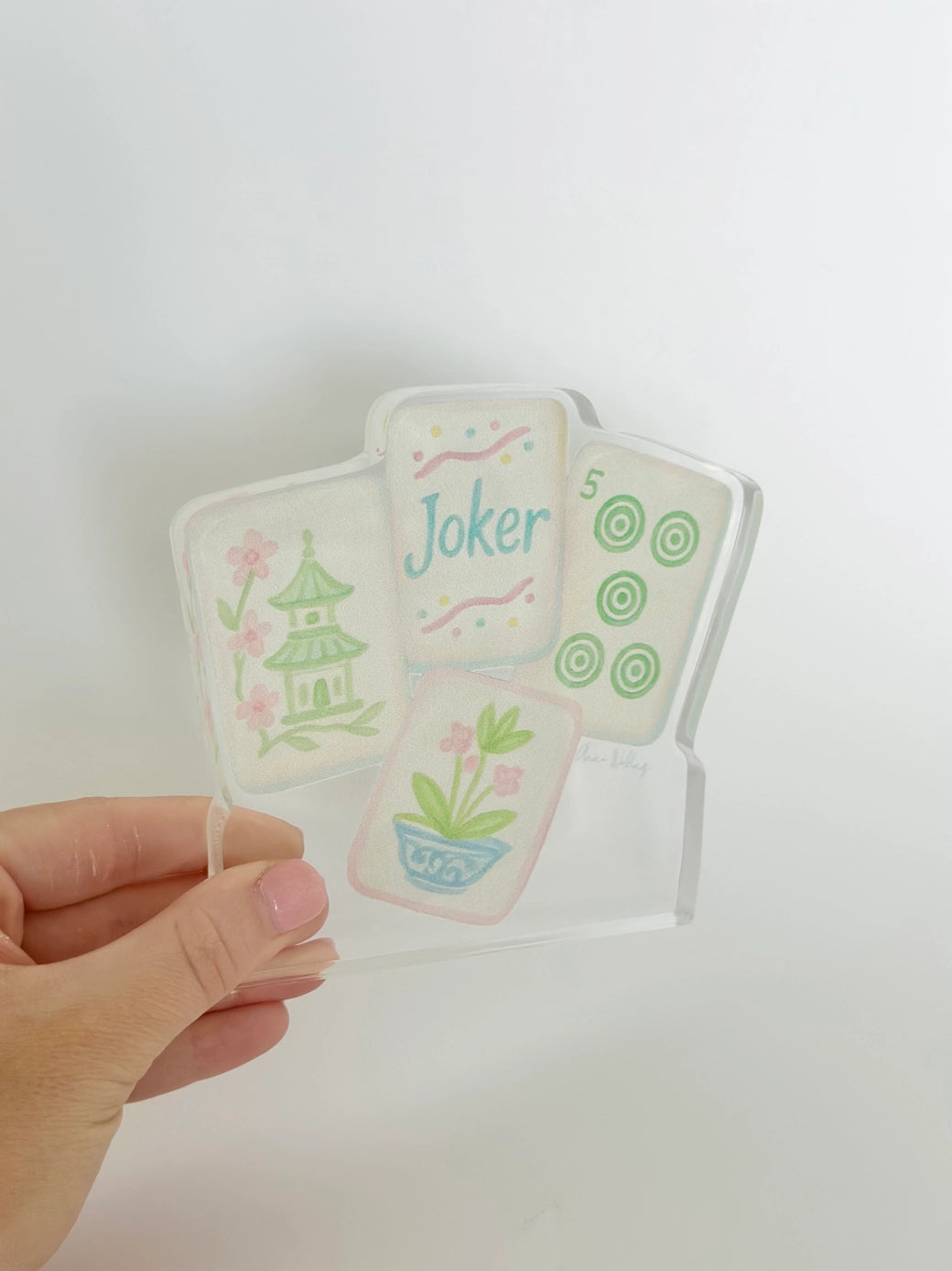 Acrylic Mahjong Mini Block