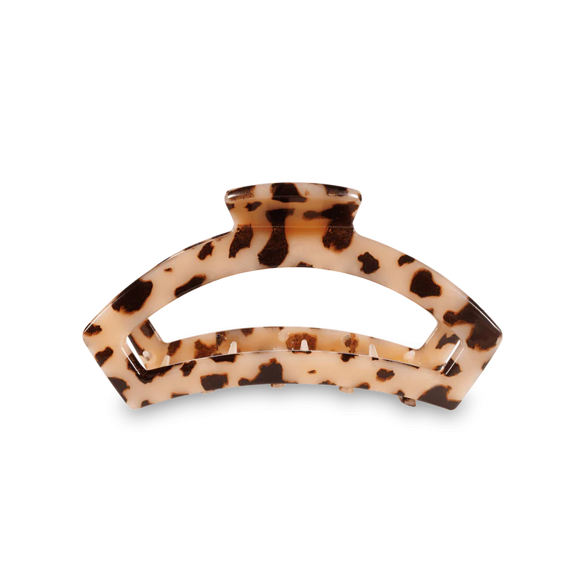 Teleties Open Blonde Tortoise Claw Hair Clip