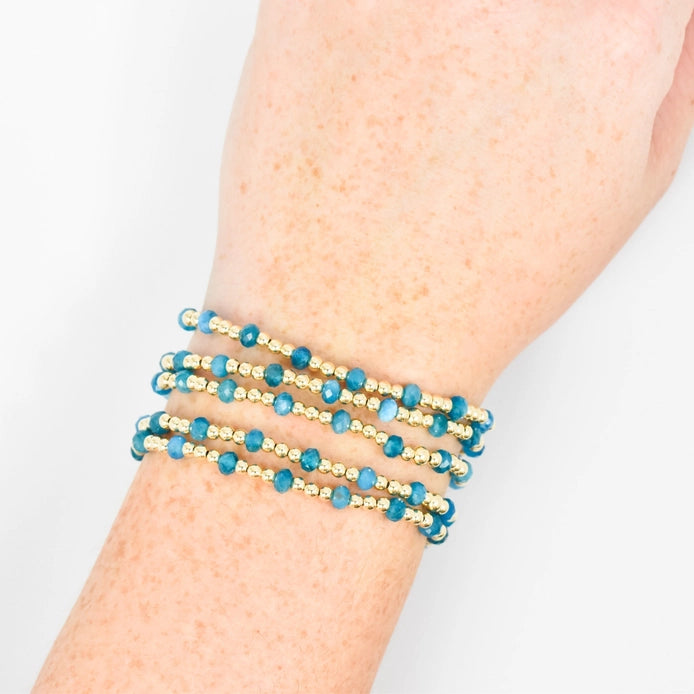 Emily Anne Designs Cultivated Blue Apatite Bracelet