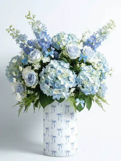 Beau Bottles EverVase Wrap – Blue Bows