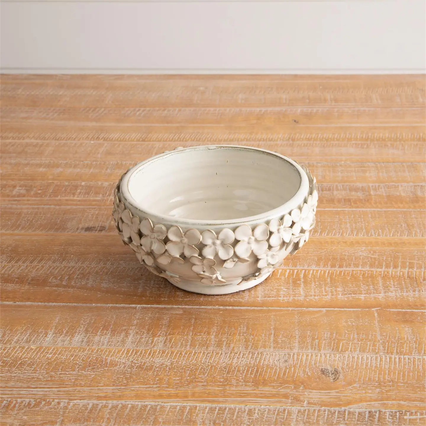 Sculpted Floral Bowl
