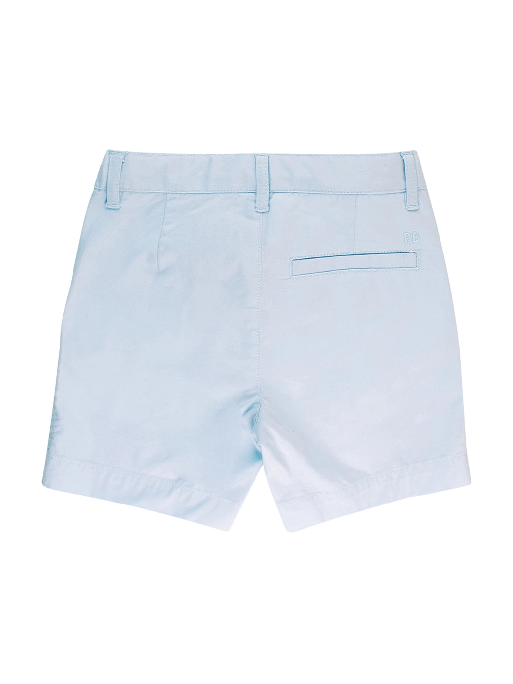 Light Blue Stretch Chino Shorts