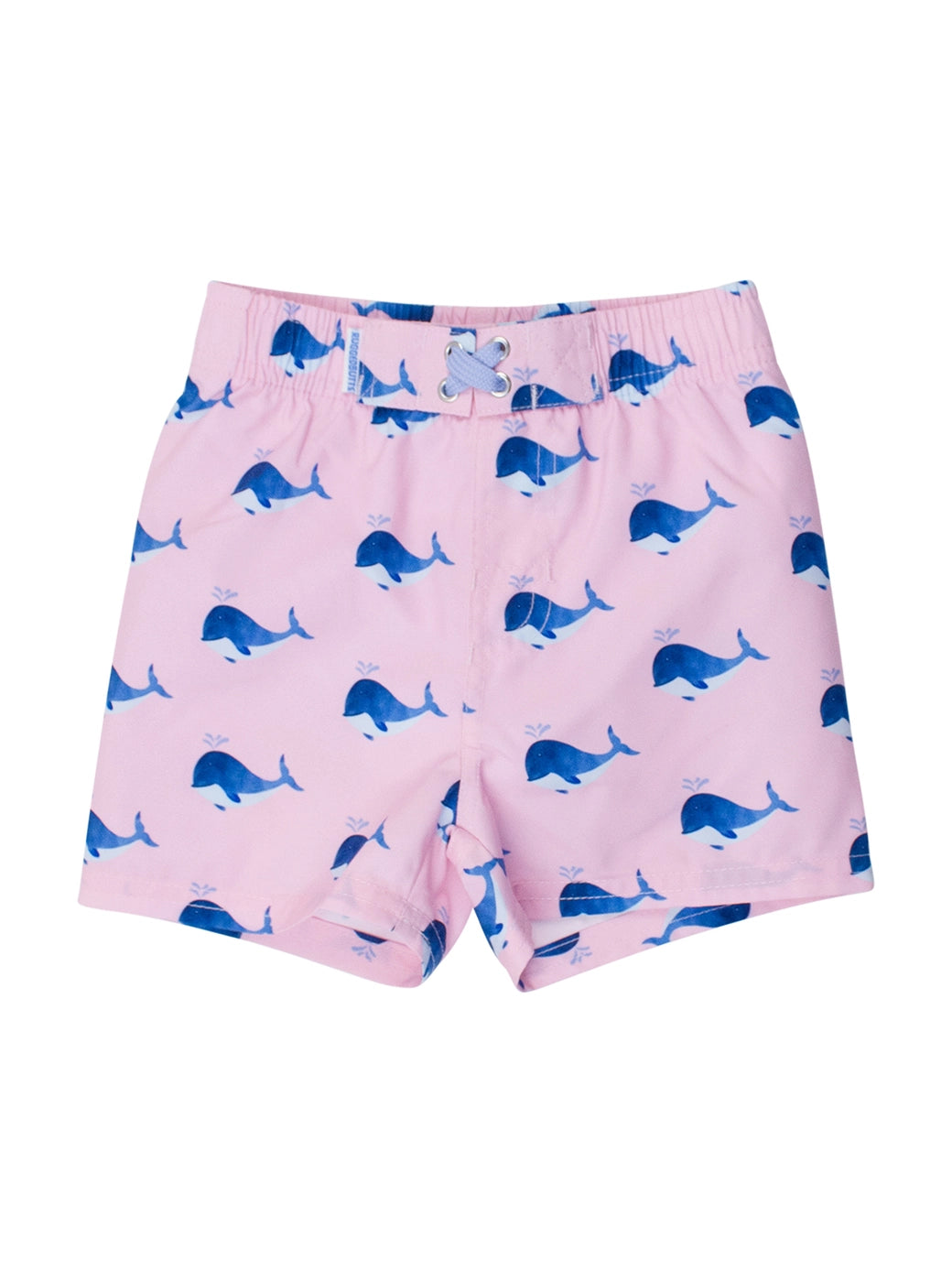 Pink Whale Friends Swim Trunks