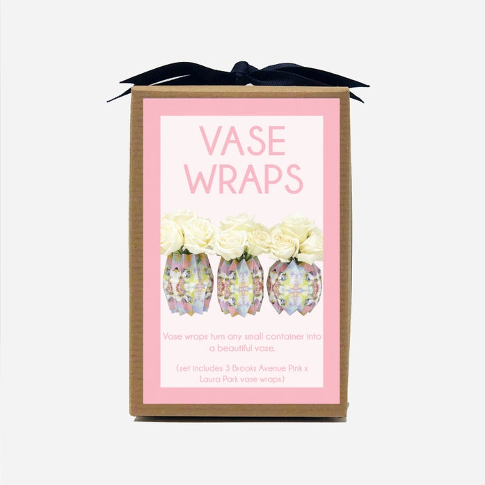 Brooks Avenue Pink X Laura Park Vase Wraps