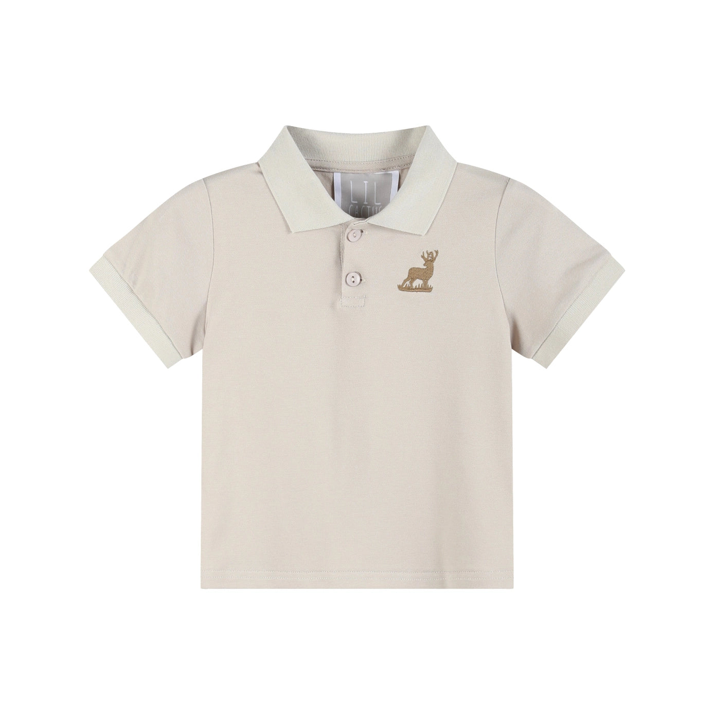 Brown Mule Deer Polo Shirt