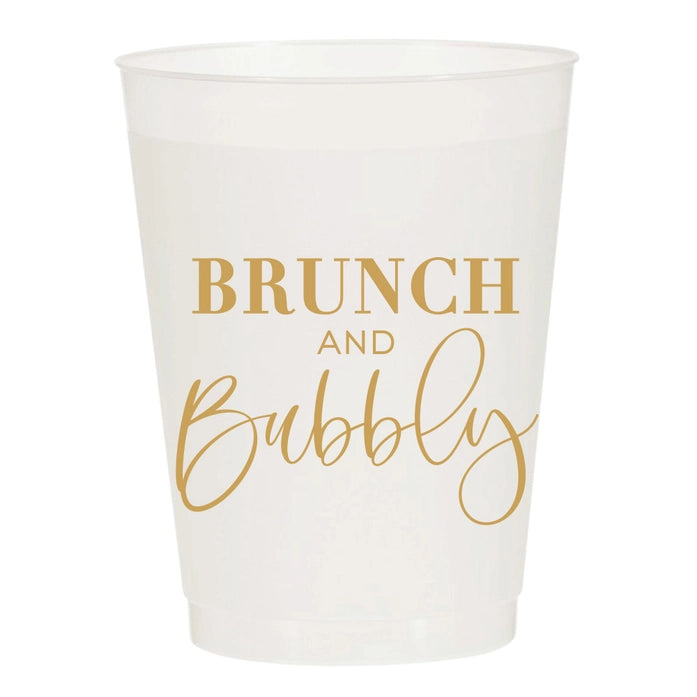 Brunch and Bubbly Frosted Cups