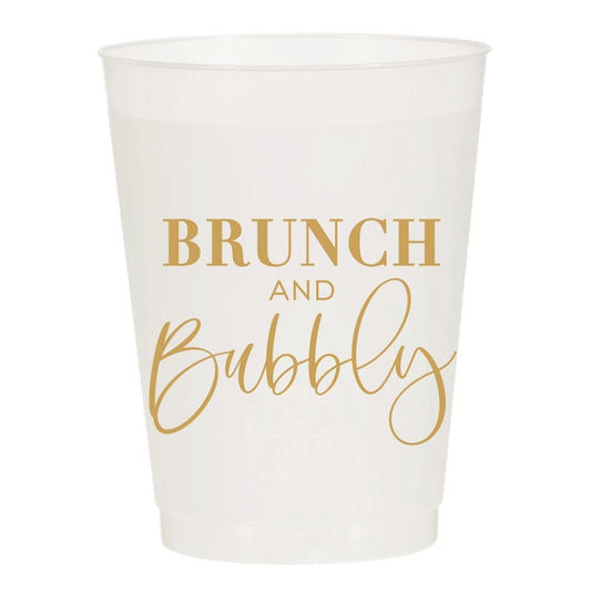 Brunch and Bubbly Frosted Cups