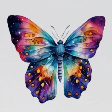 Watercolor Butterfly Wooden Jigsaw Puzzle
