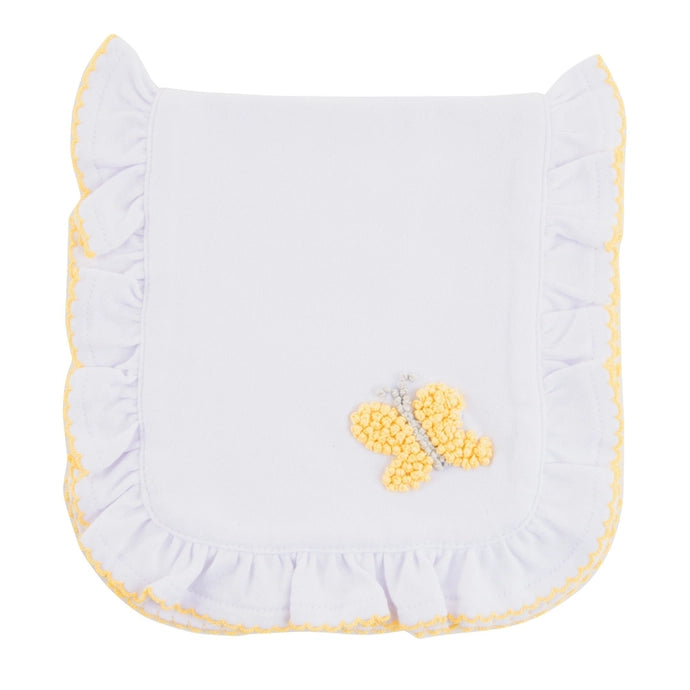 French Knot Burp Cloth