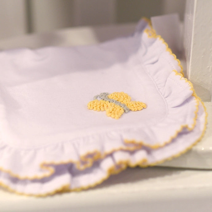 French Knot Burp Cloth