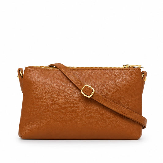 Genuine Italian Leather Crossbody Bag